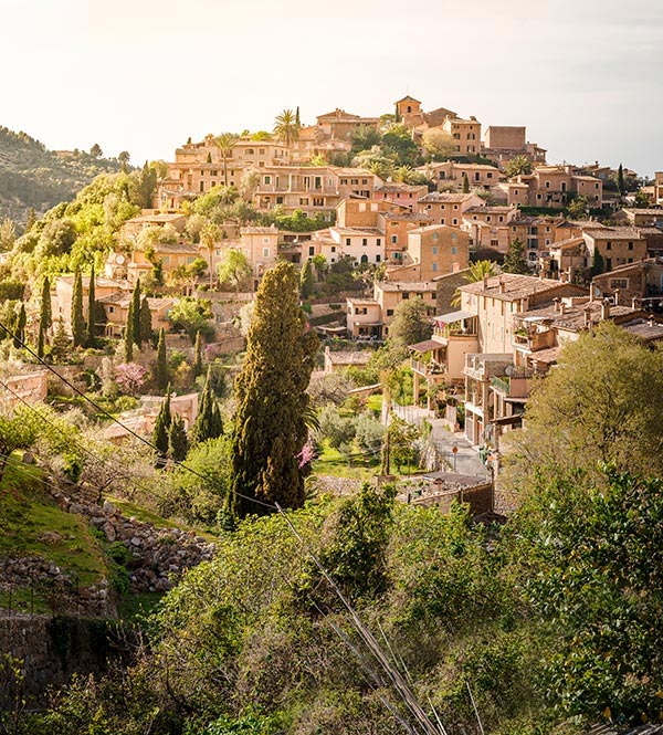 foto general de deia en mallorca